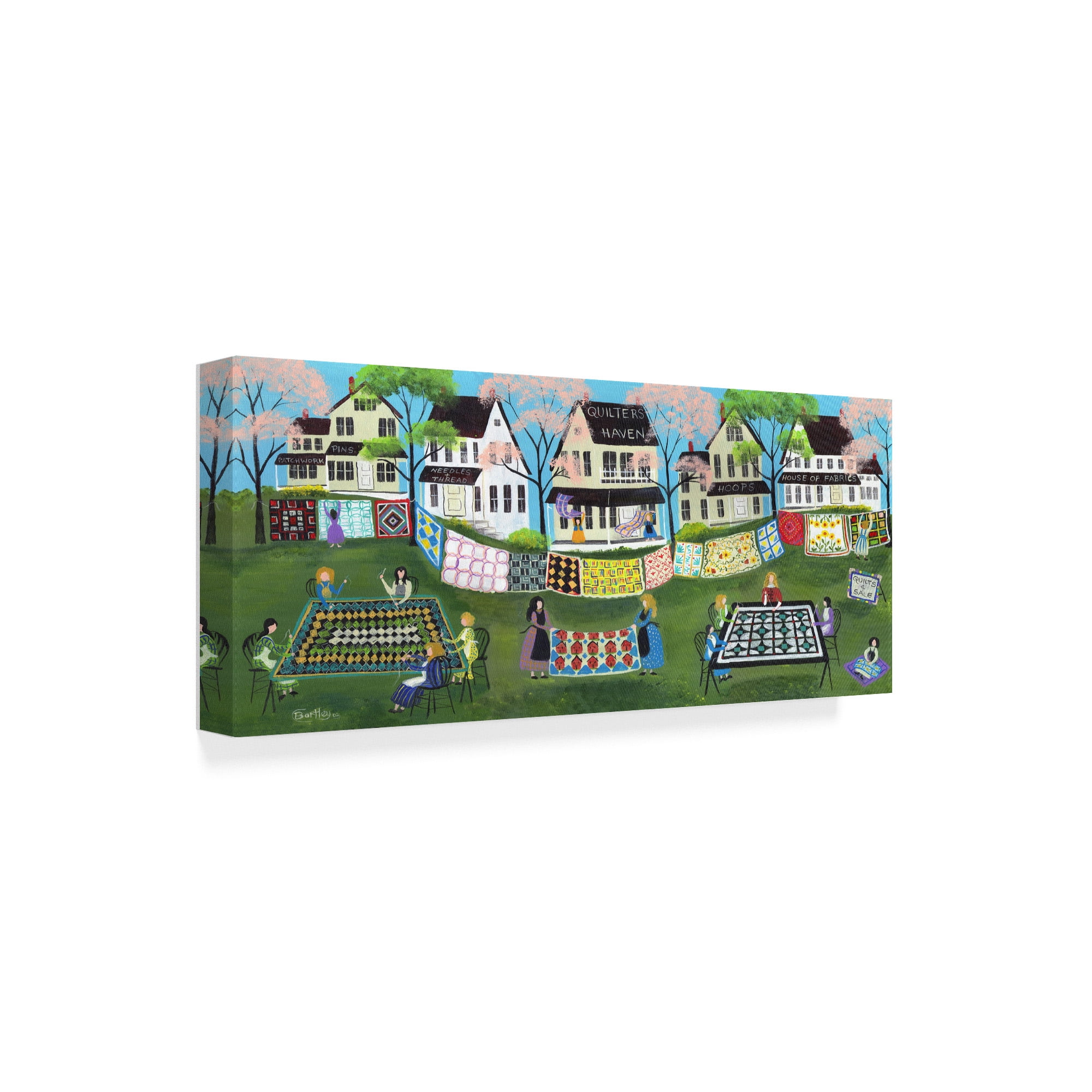 Trademark Fine Art 'Quilter Haven' Canvas Art by Cheryl Bartley