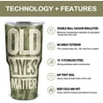 thumbnail image 2 of Gifts for Men,Funny Birthday or Retirement Gifts for Men,Dad, Grandpa,Elderly Man,or Senior Citizen,Unique Gag Gifts for Men,Old Lives Matter Tumbler 30oz, 2 of 6