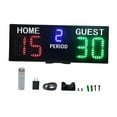thumbnail image 1 of Marcador electrónico,Marcador Electrónico con Baloncesto Remoto,Marcador digital con pantalla LED Marcador de puntuación,Control Remoto Reloj De Puntuación Tenis Voleibol,Tablero de, 1 of 8