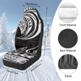 thumbnail image 7 of Uorisanigo Car Seat Covers Front Seats only, Blanket Cloth Polynesian Tattoo Print Seat Covers 2 Pack, Comfy Automotive Seats Protectors Cover for Truck,SUV,Sedan,Van, 7 of 7