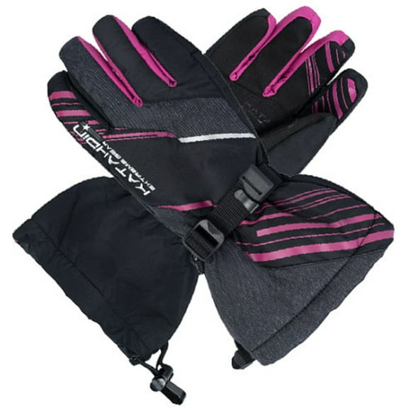 Katahdin Gunner Gloves X-Large Black | Gray | Pink