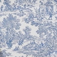 thumbnail image 5 of Victoria Parc Toile Tie-Up Valence Fenêtre Curtain, Bleu, 5 of 5