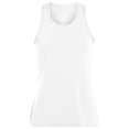 thumbnail image 2 of Augusta Sportswear Womens Solid Racerback Tank - White, M, 2 of 4
