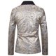 thumbnail image 4 of Hombres traje casual cuello solo botón lentejuelas rendimiento vestido traje abrigo Pompotops oipoqjl22205, 4 of 7