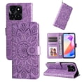 thumbnail image 1 of Funda tipo cartera GANGXUN para Honor X6A , diseño girasol, cuero PU, soporte, cierre magnético, tarjetero, 1 of 5
