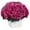 Pink, variant on Nearly Natural Carnation Artificial Arrangement with Vase, Dark Pink