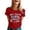 n-556Red2669, variant on CUSTG Women O-Neck T-Shirts Graphic T Shirt Anniversary Letter Print Casual Round Neck Tee Tops For Daily Wear 4th Of July Classic Fashion Steetwear
