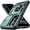 Green, variant on Starshop Samsung Galaxy A26 5G Case Phone Cover Shockproof Ring Stand Case With Camera Cover - Black