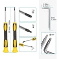 thumbnail image 4 of Kit de reparación multifuncional, juego de destornilladores Torx magnéticos para PS4, PS3, PS5, Xbox One, mango ergonómico antideslizante con tapa flexible, herramientas de reparación de precisión de, 4 of 5