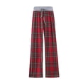 thumbnail image 3 of Sexy Dance Pantalones de salón Palazzo de talla grande para mujer, pantalones de pijama informales holgados de leopardo, ropa de dormir, 3 of 4