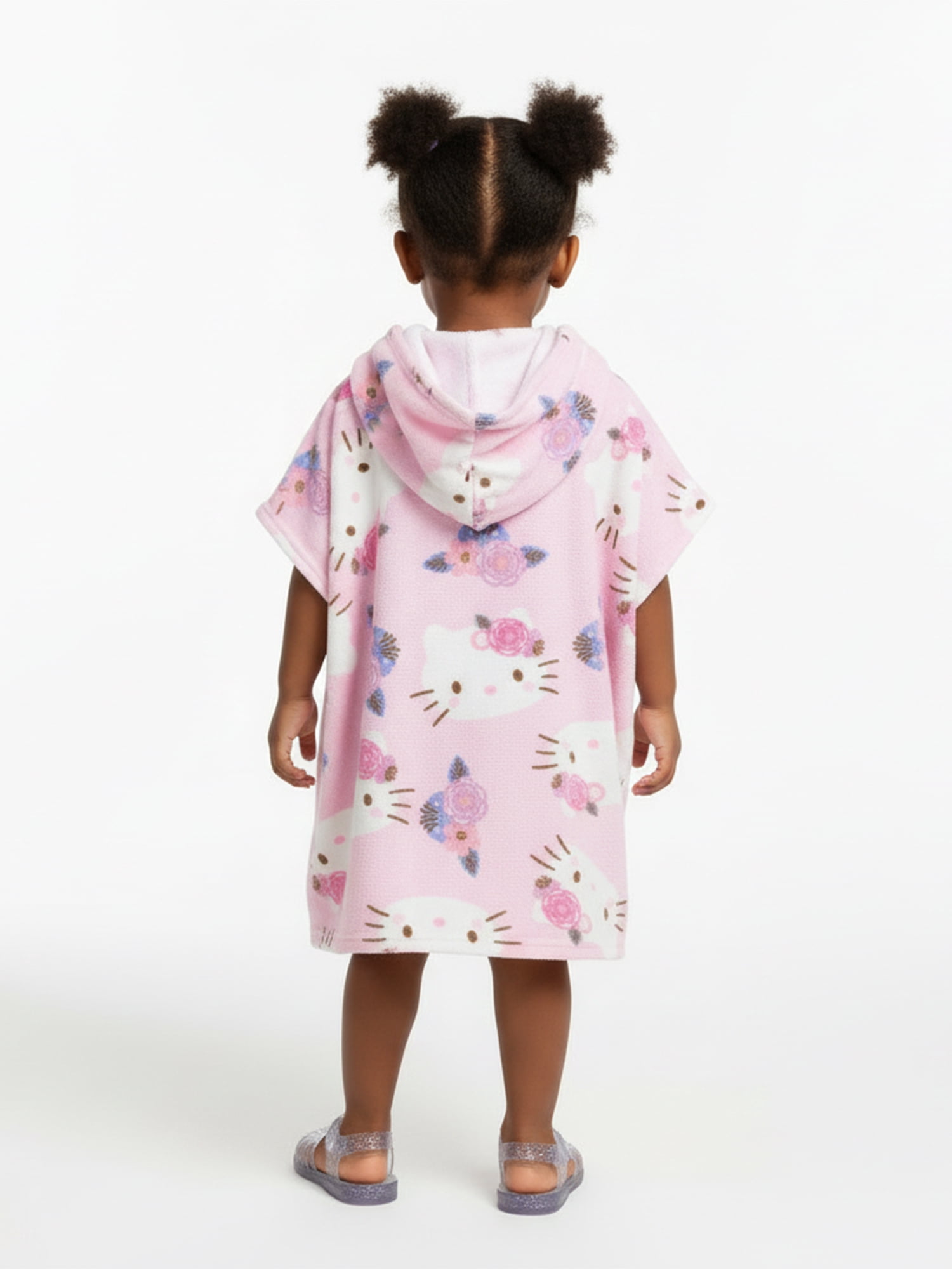 Character Toddler Girl Terry Cover Up Dress with Hood, Sizes 12M-5T
