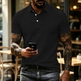 thumbnail image 7 of KLHDSF Men's Golf Shirt Short Sleeve Dry Fit Collared Polo Shirts Moisture Wicking, Performance, lightweight, Athletic, Casual, Work Shirts Black M, 7 of 7