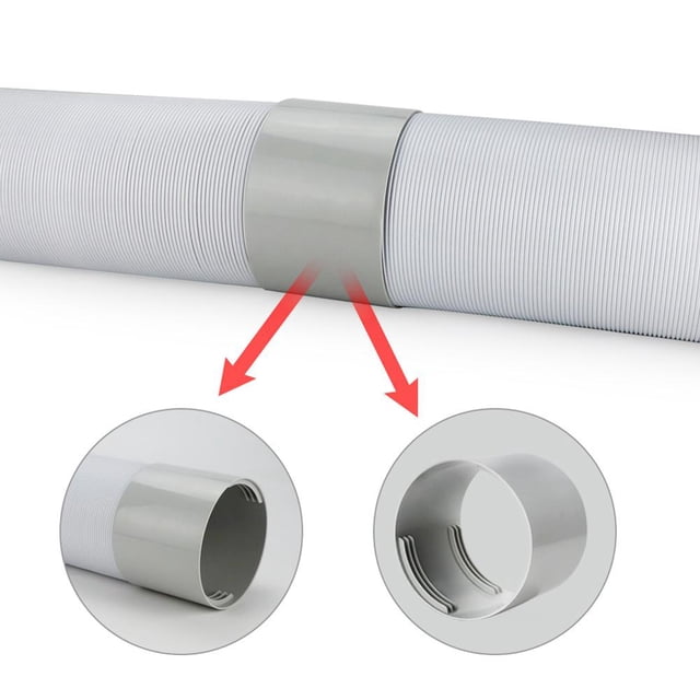 Conector de manguera de escape roscado de interfaz de aire acondicionado portátil (150 mm)