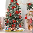 thumbnail image 4 of FMSHPON Halloween Cute Gnome Xmas Christmas Tree Skirt Stand Mat for Holiday Party Decoration Indoor Outdoor 48 inches, 4 of 6