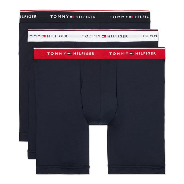 Calzoncillos tipo bóxer Tommy Hilfiger Micro Classic para hombre, paquete de 3