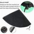 thumbnail image 3 of Rain Barrel Net, 2 Pieces Protective Net with Drawstring, Anti-Mosquito & Animal Cover for Rainwater Collector (Diameter 95 cm), 3 of 5