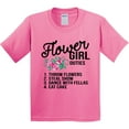 thumbnail image 3 of Inktastic Flower Girl Wedding Duties Youth T-Shirt, 3 of 5