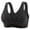 Black bras for women, variant on Wycnly Full Figure Bras for Women Front Closure Seamless Comfy No Rim Compression Bra Ladies Padded Full Coverage Push Up Bra Wireless Bras for Women Summer Saving Bras