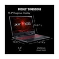 thumbnail image 5 of Acer Nitro 5 15.6" FHD 144Hz Laptop | Intel Core i5-12500H | 32GB RAM | 1024GB SSD | NVIDIA GeForce RTX 3050 | Backlit Keyboard | Windows 11 Home | Bundle with 64GB USB Flash Drive, 5 of 6