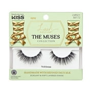 KISS Lash Couture The Muses Collection False Eyelashes, Style 'Noblesse', Black, 1 Pair