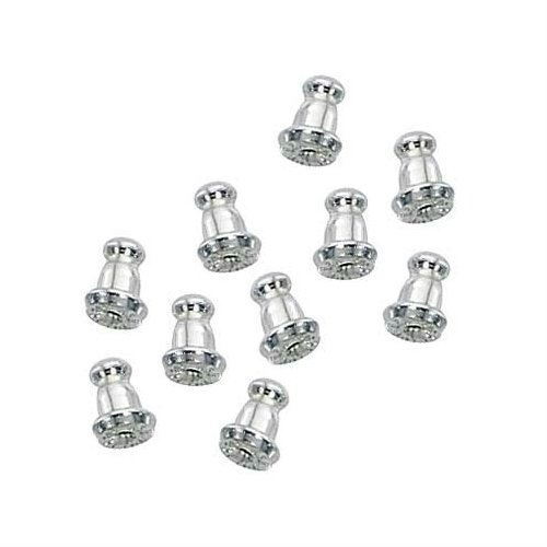 Sterling Silver Bullet Clutch Earring Backs (10)