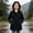 Black, variant on Rain Jacket for Girls Lightweight Hooded Raincoat Outdoor Waterproof Windbreaker with Pockets, Adjustable Waist, Size 5-16