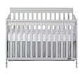 Dream On Me Ashton 5in1 Convertible Crib, Mystic Grey, Greenguard
