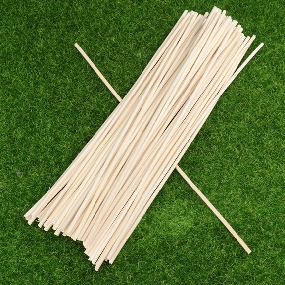 WESIEVYA 60Pcs Diffuser Sticks for Home Scent Diffusion Straight Cane Bamboo Material