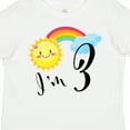 thumbnail image 4 of Inktastic I'm 3 Third Birthday Sun Rainbow Boys or Girls Toddler T-Shirt, 4 of 5