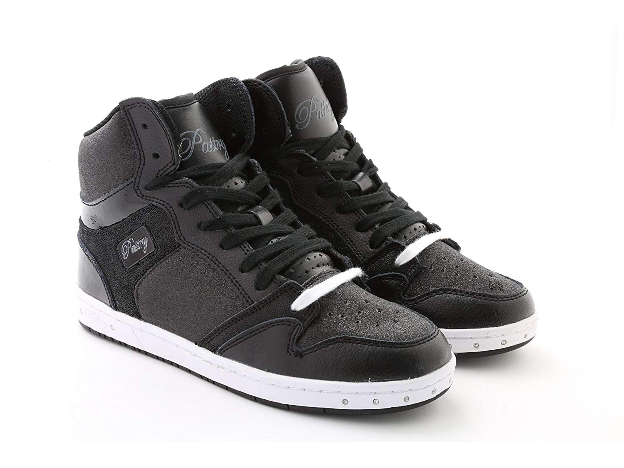 glam pie glitter high top sneaker