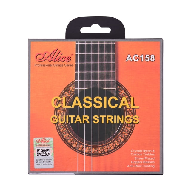 Amdohai Alice AC158-N Cordes de Guitare Classique Cristal Nylon &