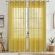 thumbnail image 1 of CaiYueKe Semi Sheer Curtains with Silver Embossed Pattern Modern Window Treatments for Living Room Bedroom Polyester Grommet Top Blackout Drapes Home Decor, 1 of 7