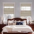 thumbnail image 5 of Keego Top Down Bottom Up Roman Shades for Windows Cordless Natural Fabric Roman Window Shades Blinds 100% Natural Linen Hand-Made Windowtreatment - Almond (with Linen, Block 90%-95% Light) 51"W x 72"H, 5 of 9