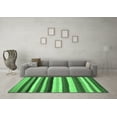 thumbnail image 3 of Ahgly Company Indoor Square Southwestern Emerald Green Country Area Rugs, 3' Square, 3 of 4