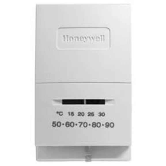 New Honeywell T822L1000 - 24V Vertical Mount Mercury Free Single Stage Cool Only Thermostat 45-95F