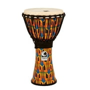 Toca Freestyle Kente Cloth Rope Tuned Djembe 10 in.
