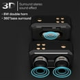 thumbnail image 4 of TIMIFIS Radio Bluetooth Speaker Outdoor Portable Bluetooth Stereo Radio Wireless Retro Handheld Support TF Card - Summer, 4 of 5