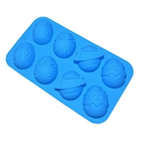 EUDIDV Silicone Bundt Cake Mold Easter 8 Cavity Mould DIY Chocolate Cupcake Cake Muffin Baking Mould Cake Molds Mini