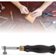 thumbnail image 4 of Adjustable Leather Edger Creaser Wooden Handle Stainless Steel Professional Edge Press Skiving Tool, 4 of 5