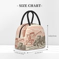 thumbnail image 2 of Balery Combine harvester working with tractor Bolsa de Almuerzo para Mujeres, Caja de Almuerzo, Bolsa de Almuerzo Pequeña Impermeable, Tote de Almuerzo Reutilizable con Gran Capacidad, 2 of 6