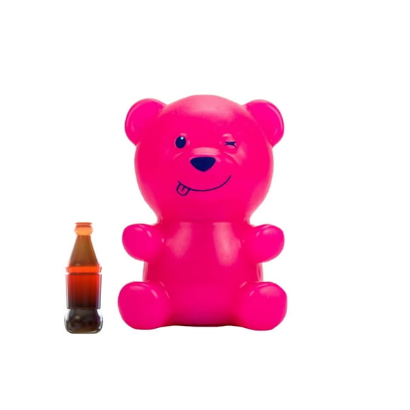 Eolo Toys - Jiggly Gummymals Pink. Interactive Super Squishy Gummy Bear Style pet with Over 20 Sounds and Reactions for Children Aged 4 and Up C44