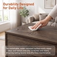 thumbnail image 7 of CHITOOMA 5 Drawer Dresser Wooden, Fluted Tall Dresser for Bedroom, Chest of Drawers for Living Room Hallway, Walnut, 7 of 7