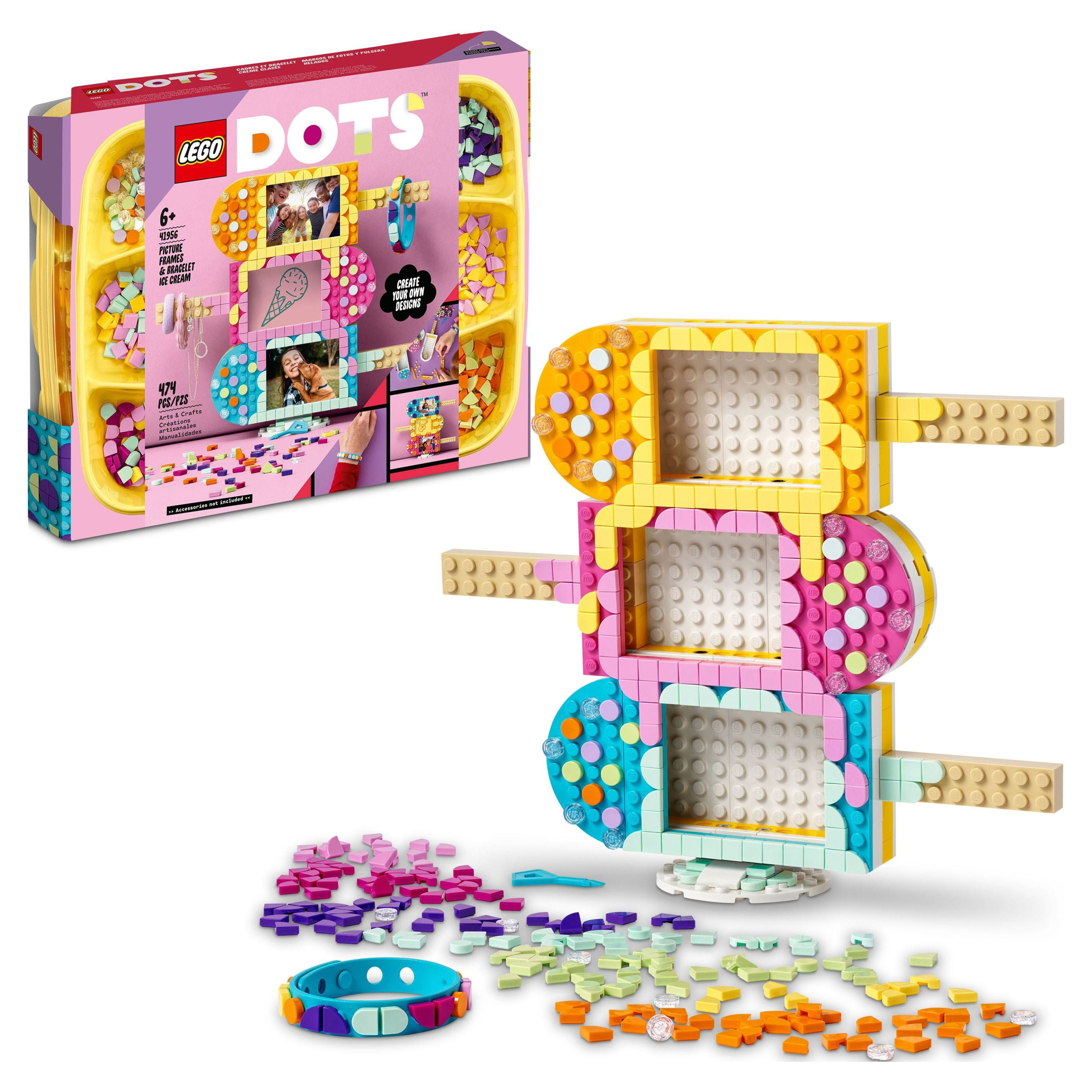 LEGO DOTS Designer Toolkit 41961 10 in 1 Craft Set with Patches Frame Pencil Holder Tray for Kids Walmart