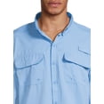 thumbnail image 4 of Burnside Men's and Big Men's Long Sleeve Utility Shirt with Pockets, Sizes M-2XL, 4 of 5
