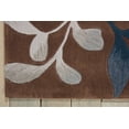 thumbnail image 5 of Nourison Contour Botanical Mocha 7'3" x 9'3" Area Rug, (7x9), 5 of 6
