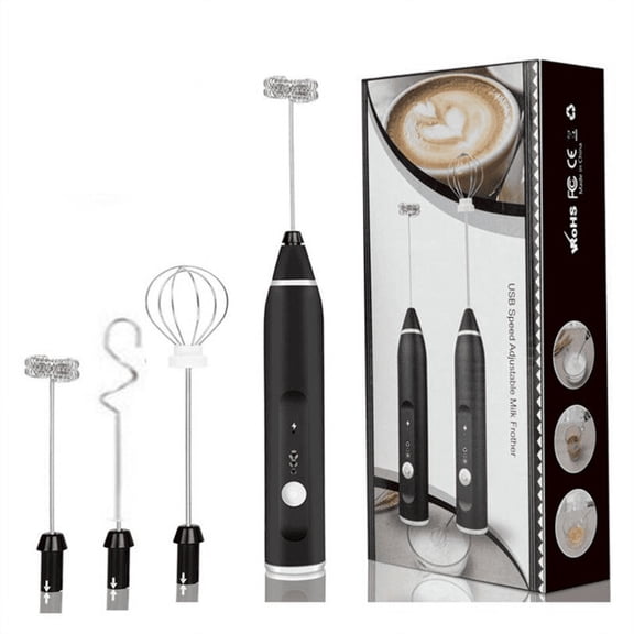 Electric Milk Frothers Handheld Wireless Blender USB Mini Coffee Maker Whisk Mixer Cappuccino Cream Eg