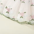 thumbnail image 4 of Toddler Girls Fly Sleeve Floral Embroidery Tulle Ruffles Princess Dress Dance Party Dresses Clothes, 4 of 9
