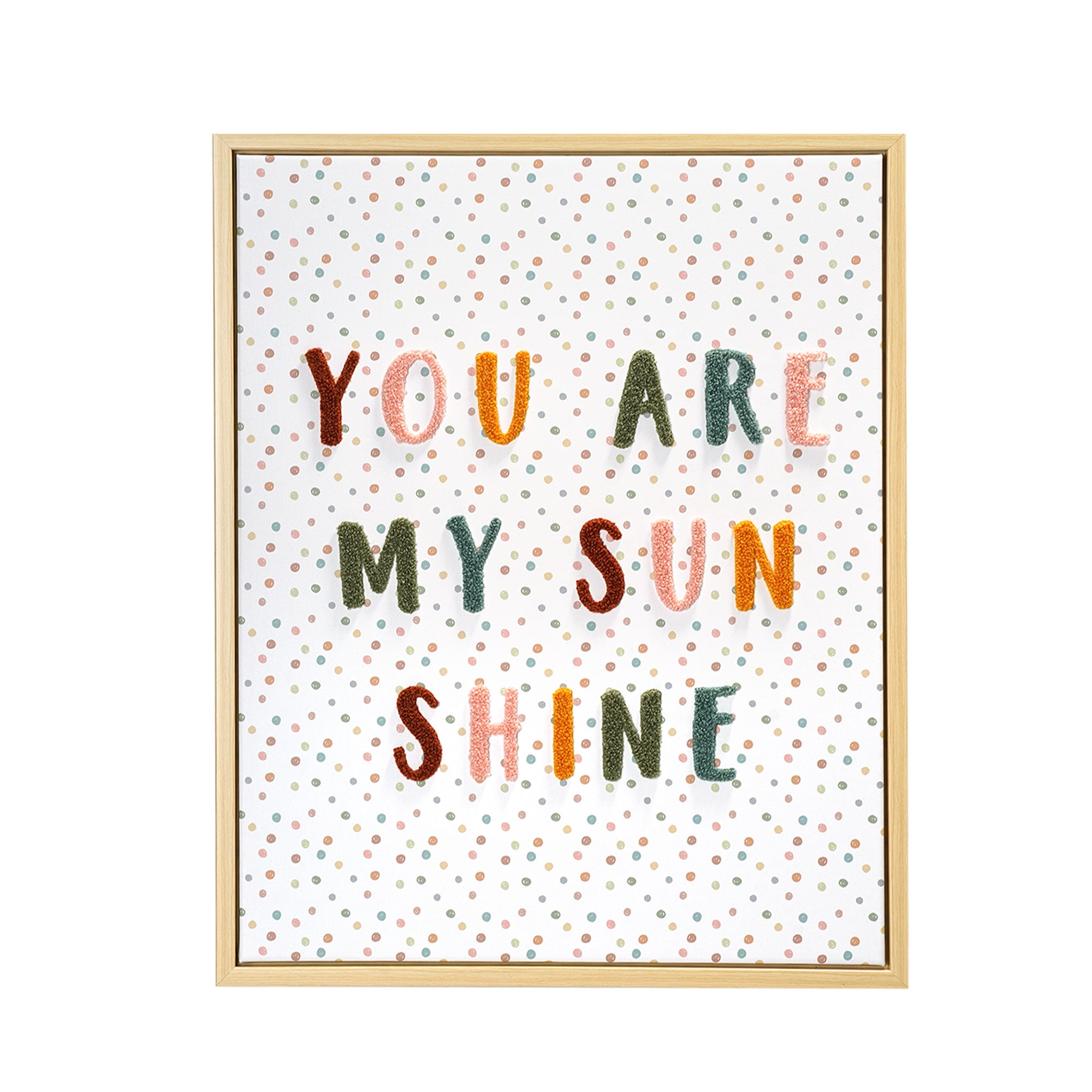 Crystal Art Gallery My Sunshine Inspiration Framed Digital Print 16" x 20"