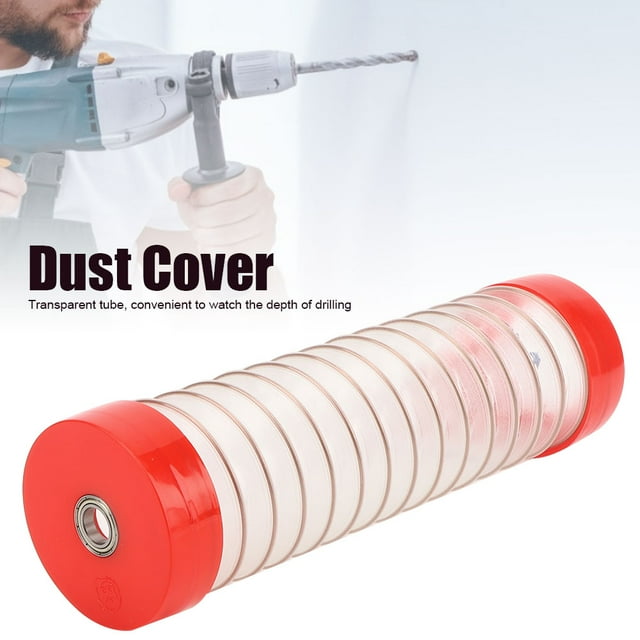 Hammer Cover, Dust Cover Plastic Drill Dust Collection Cover for Electric HammerRed, Lightingaccessories