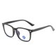 thumbnail image 2 of Woloveushop Gafas Cuadradas Anti-Luz Azul para Hombres y Mujeres con Reloj Transparente Teléfono Móvil Gafas de Ordenador Marco para Mujeres Hombres (Negro F Gafas de Lectura para Computadora 0, 2 of 2